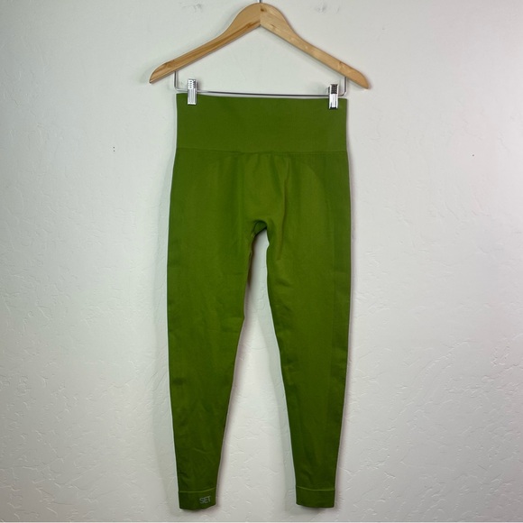 Set Active Sculptflex High-Rise Seamless Ribbed Compression Leggings Size Large - Picture 4 of 15